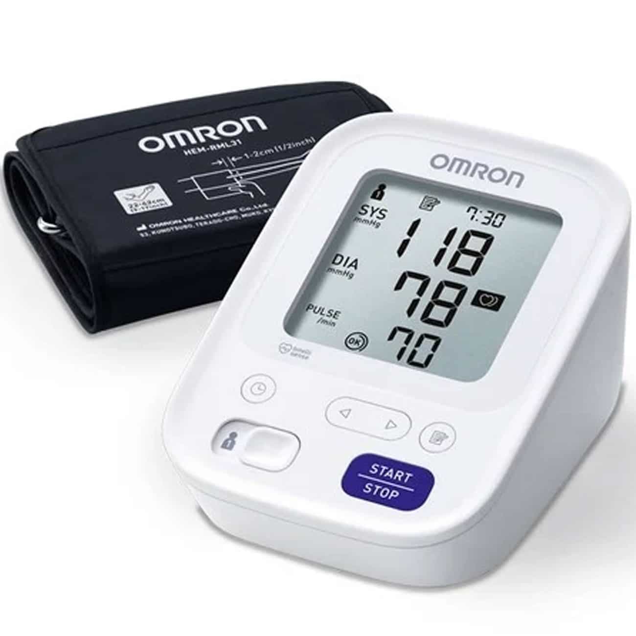 فشارسنج دیجیتال بازویی امرن Omron مدل M3 با کاف Easy Cuff