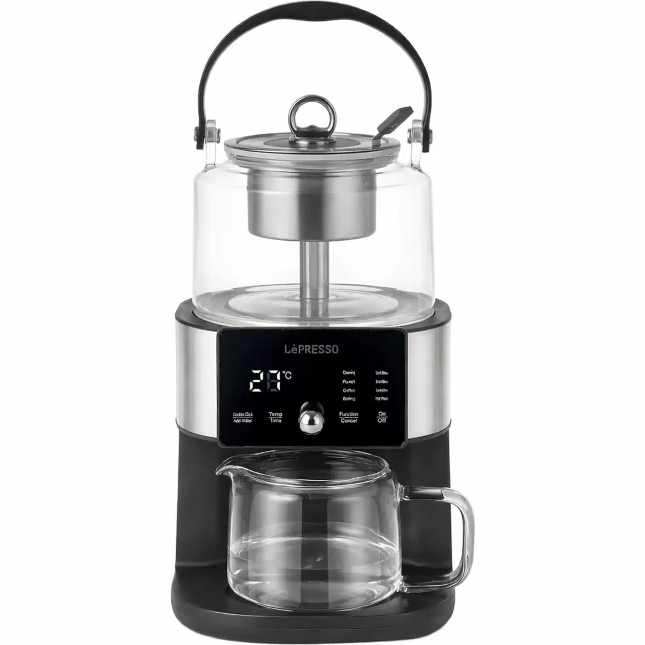 چای ساز و قهوه ساز لپرسو مدل LPCFFTCB0040 با نمایشگر دیجیتال — تصویر ۱۱