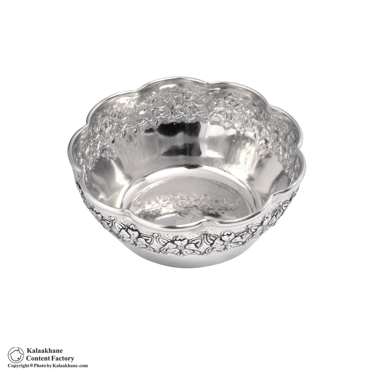اردو خوری مثلثی مس دیبا رنگ کروم کد 1036 — تصویر ۶