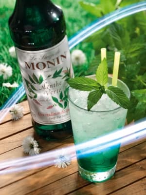 سیروپ نعنا سبز مونین Green mint syrup — تصویر ۳