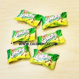 آبنبات جینجر زنجبیلی نارگیلی 160 گرمی GINGER CANDY — تصویر ۳