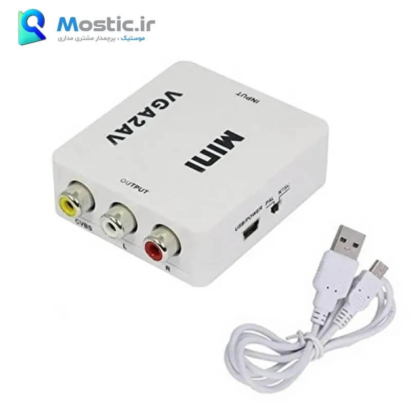 مبدل VGA به AV مدل MINI — تصویر ۸