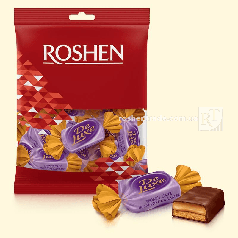 شکلات کاراملی دلوکس روشن Roshen Deluxe — تصویر ۳