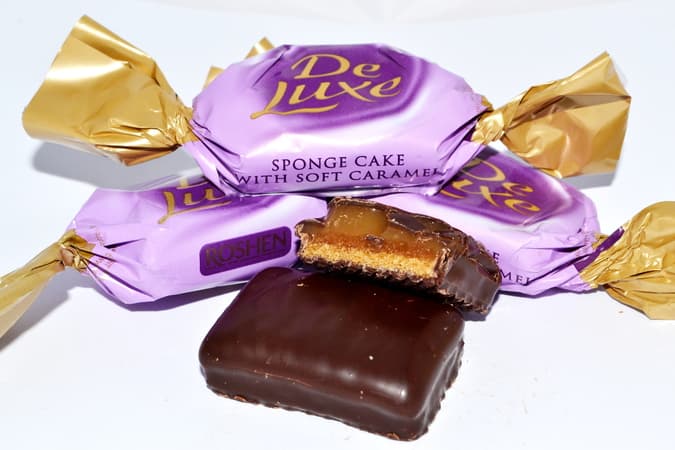 شکلات کاراملی دلوکس روشن Roshen Deluxe