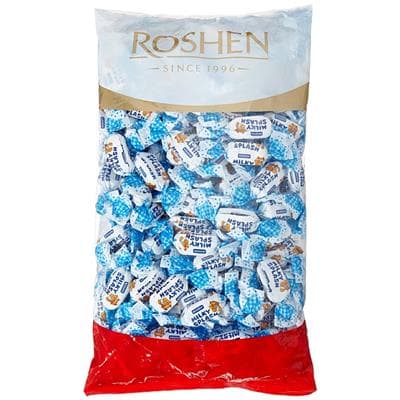 تافی مغزدار شیری روشن ROSHEN milky splash