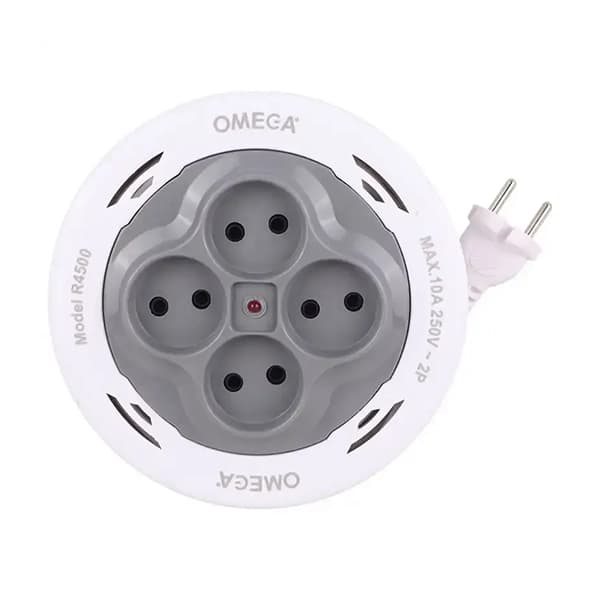 چند راهی برق جمع شو 10 متری R4500 امگا (OMEGA)