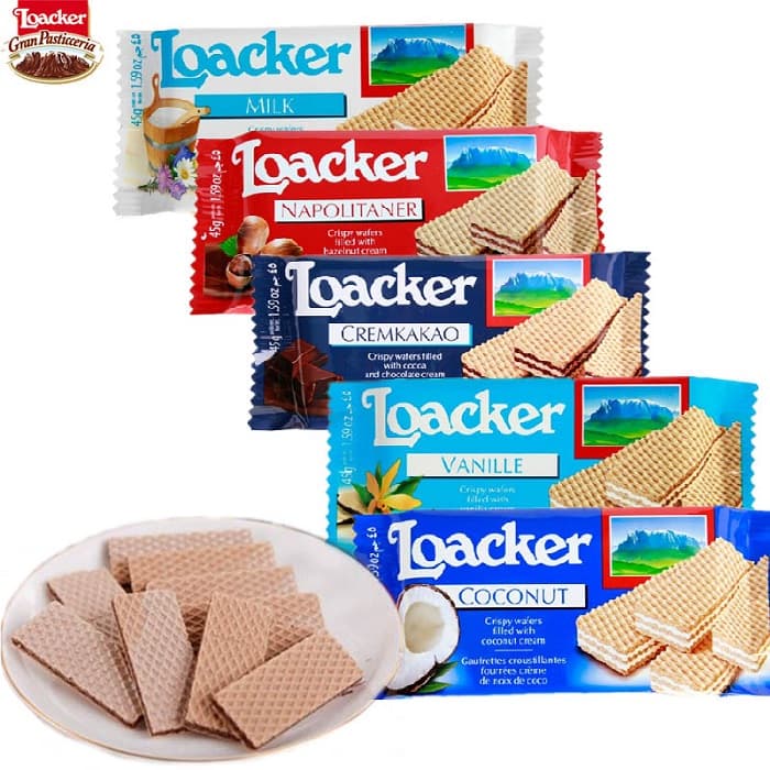 ویفر لواکر در طعم های مختلف Loacker — تصویر ۲