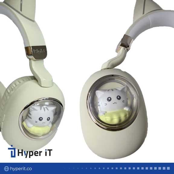 هدفون بیسیم طرح گربه (گوش دار) مدل CA-037 — تصویر ۸