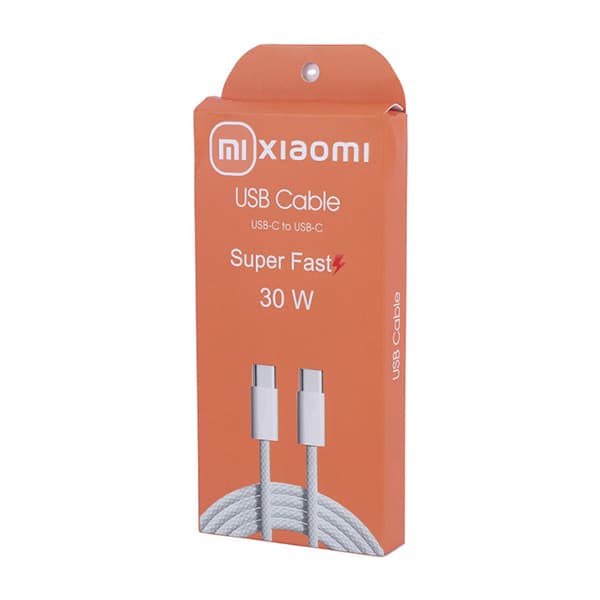 کابل دوسر تایپ سی فست شارژ 30W شیائومی — تصویر ۴