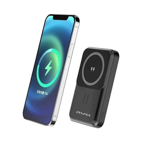 پاوربانک مگ سیف 10000mAh 22.5W P139K اوی (AWEI) — تصویر ۶