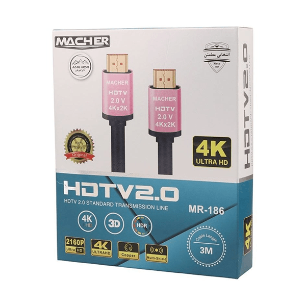 کابل 5 متری MR187 HDMI مچر (MACHER) — تصویر ۵