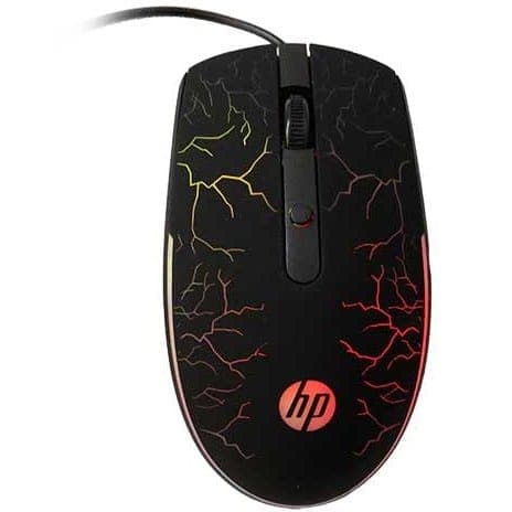 موس سیم دار RGB طرح HP مدل X600 — تصویر ۵