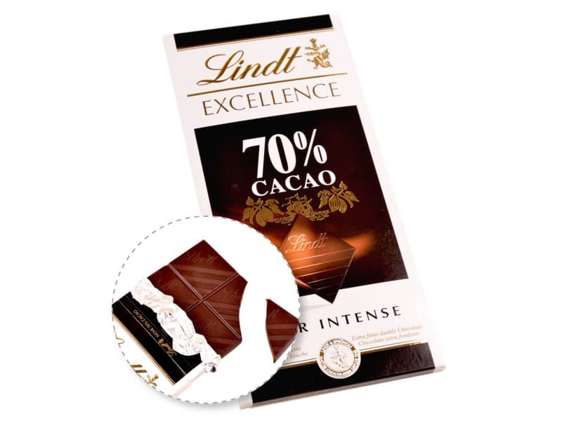 شکلات تلخ لینت 70 % Lindt Dark chocolate — تصویر ۶