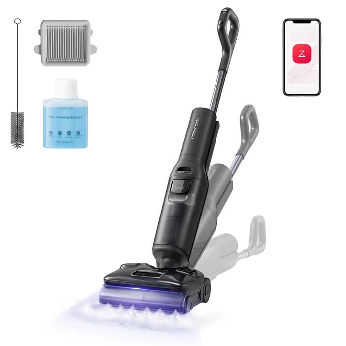 جاروشارژی زمین شوی روبوراک مدل Roborock F25 steam