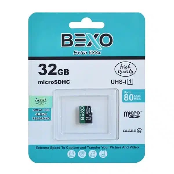 کارت حافظه MICRO SD ظرفیت 32 گیگابایتی BEXO مدل BFD32GMSD — تصویر ۵