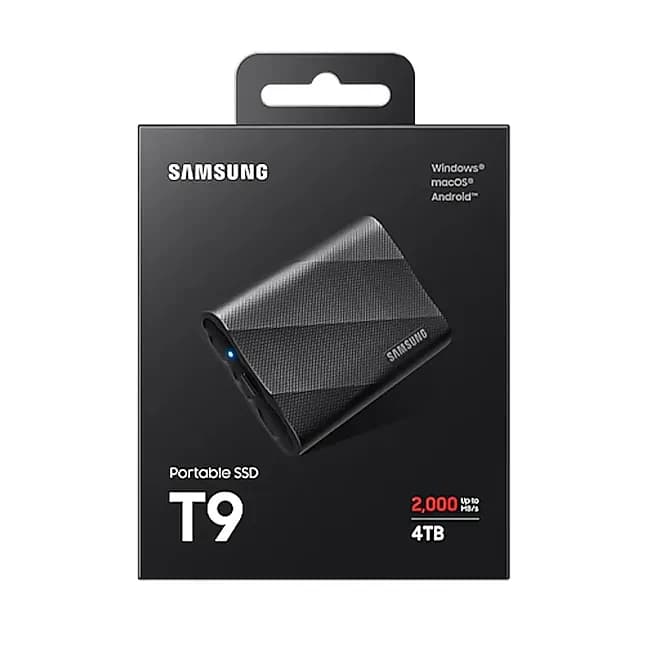 حافظه اس اس دی اکسترنال سامسونگ T9 ظرفیت 4 ترابایت Samsung T9 4TB External SSD