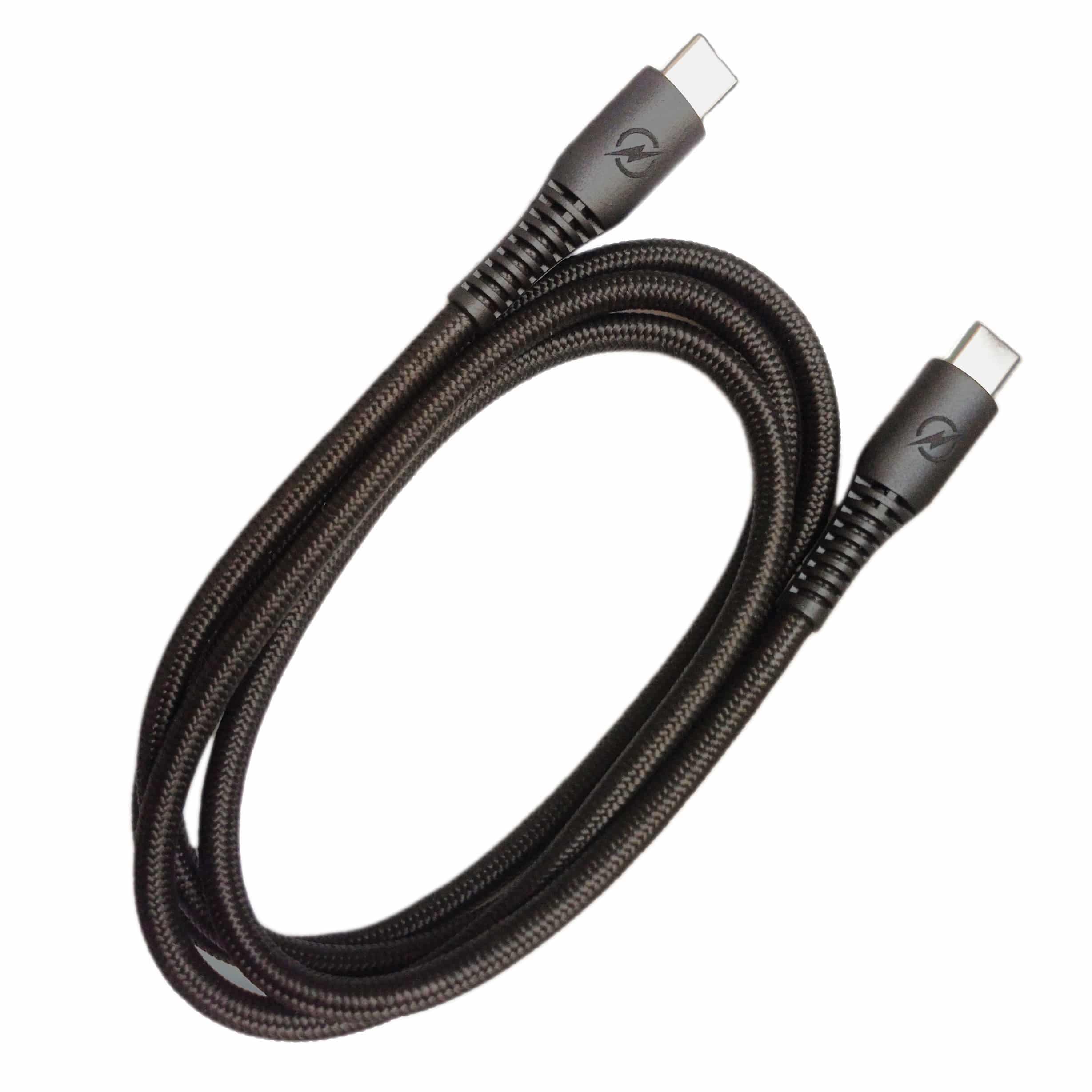 کابل شارژر و دیتا TYPE C TO TYPE C کنافدار 5 آمپر MASTER مدل ETM 002 — تصویر ۳