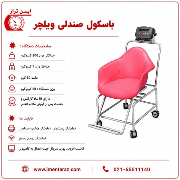 باسکول صندلی ویلچر نیکو مدل EMHWW