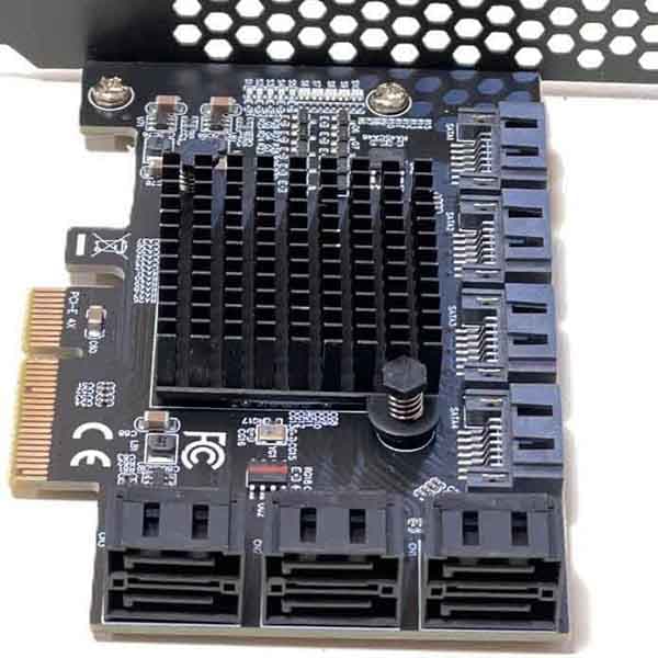 کارت تبدیل PCI-e به ساتا SATA ده پورت