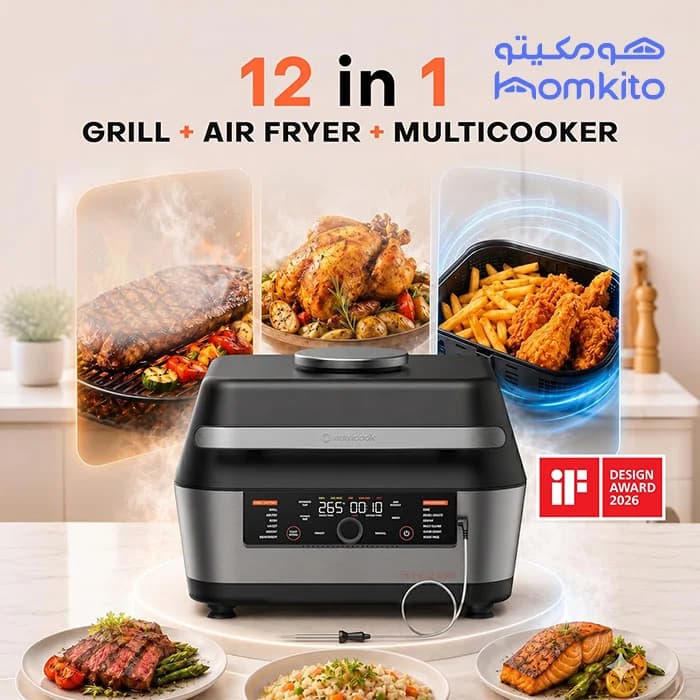 سرخ کن گریل نوتریکوک مدل Nutricook RG600 — تصویر ۱۱