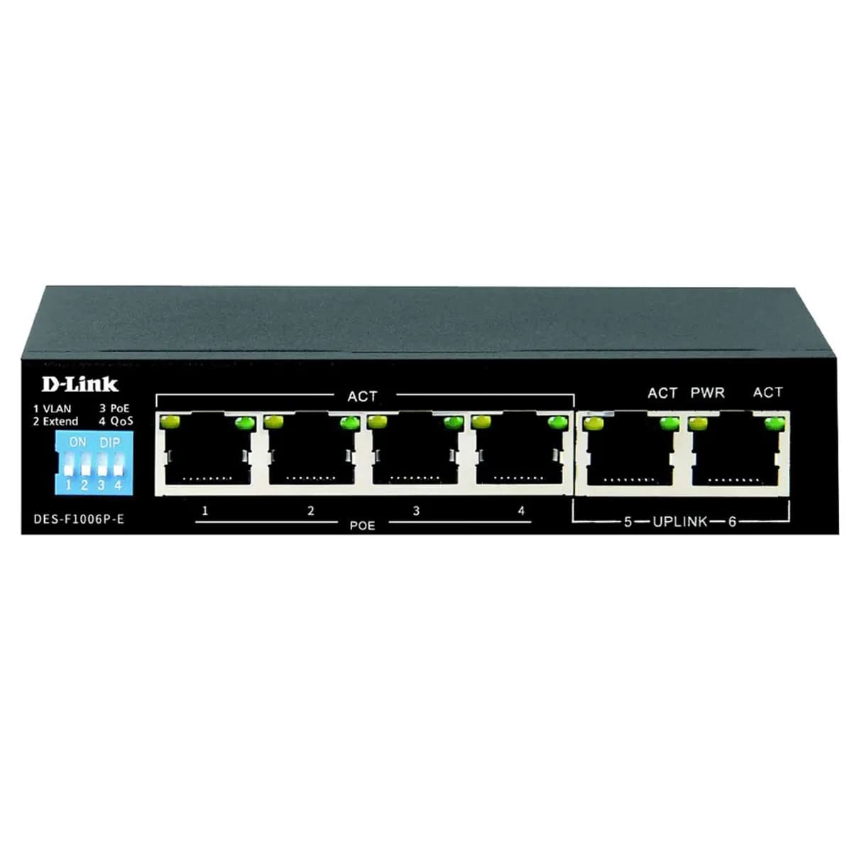 سوییچ شبکه D-LINK Desktop Switch دی لینک مدل DGS-F1006P — تصویر ۴