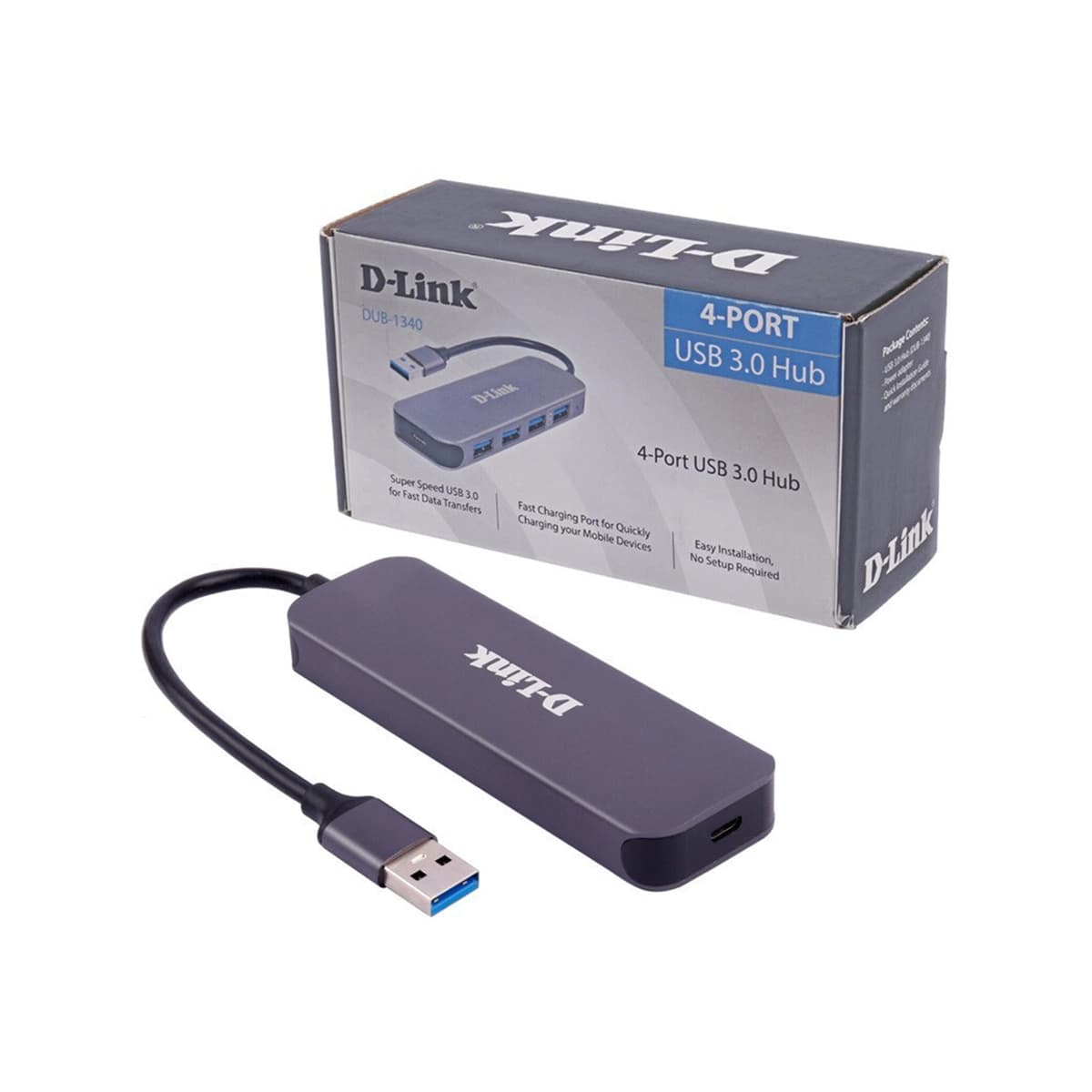هاب USB 3.0 چهار پورت D-LINK دی لینک مدل DUB-1340 — تصویر ۹