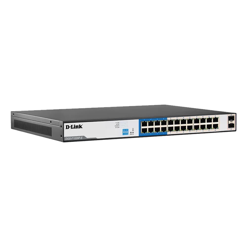 سوییچ شبکه غیر مدیریتی دی‌لینک D-LINK مدل DGS-F1026P-E — تصویر ۹