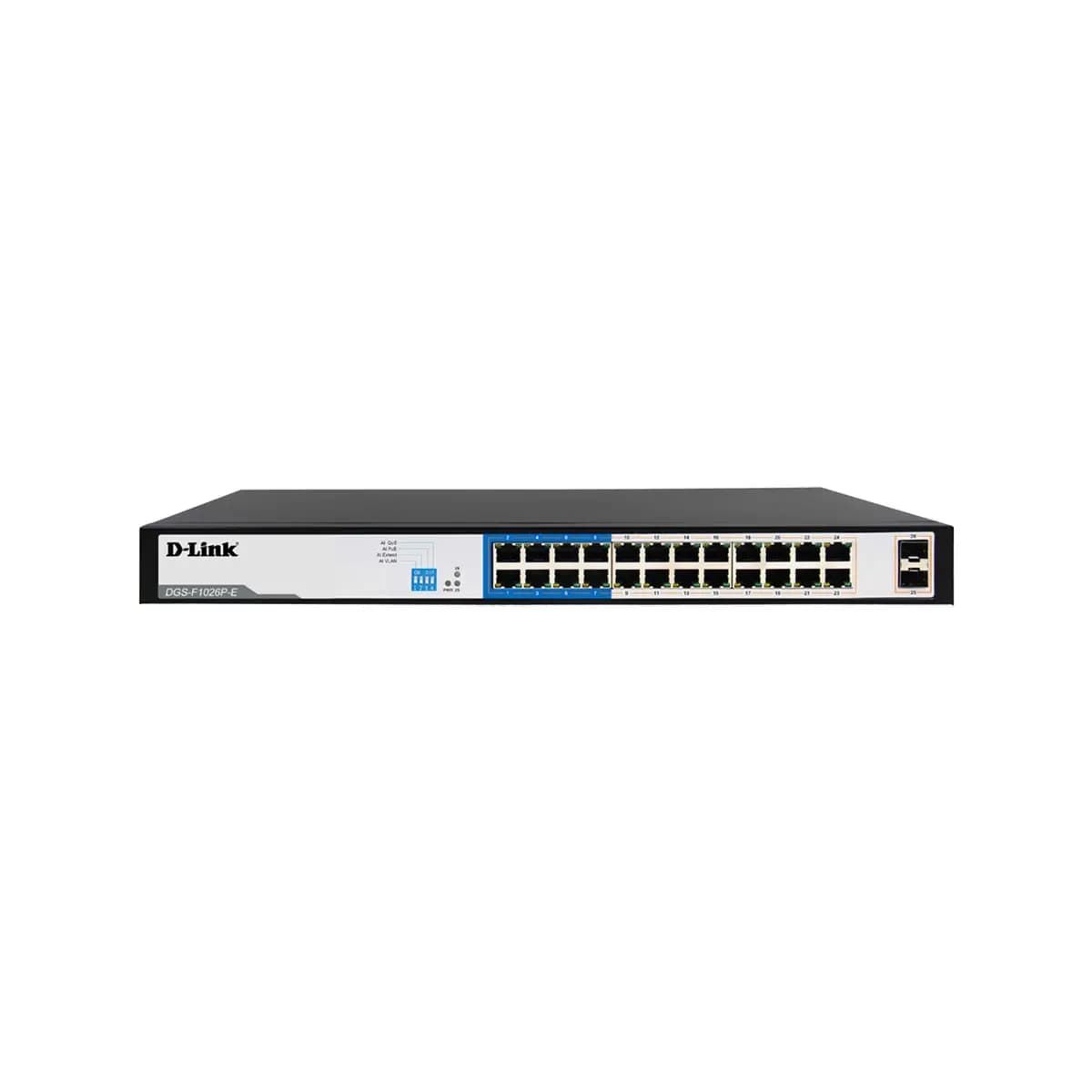 سوییچ شبکه غیر مدیریتی دی‌لینک D-LINK مدل DGS-F1026P-E