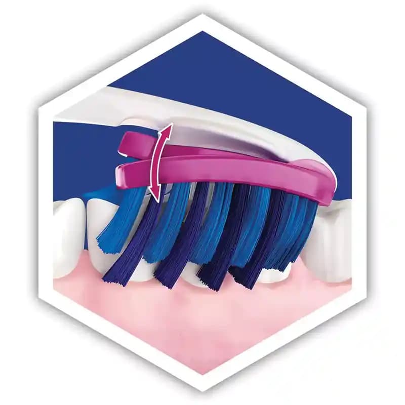 مسواک اورال بی تری دی وایت Pro-Flex 3D White بسته 2 عددی — تصویر ۴