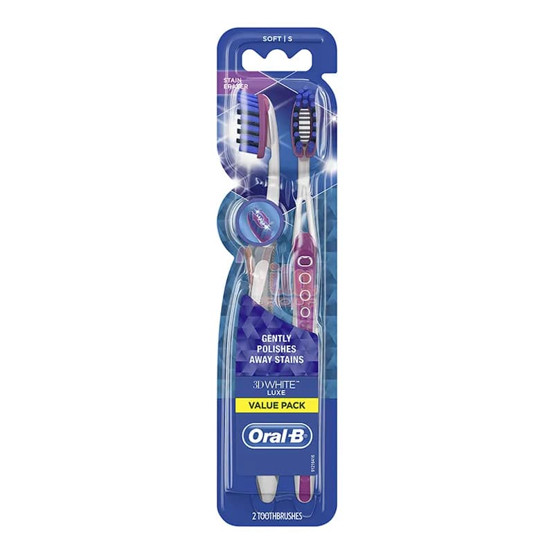 مسواک اورال بی تری دی وایت Pro-Flex 3D White بسته 2 عددی — تصویر ۵