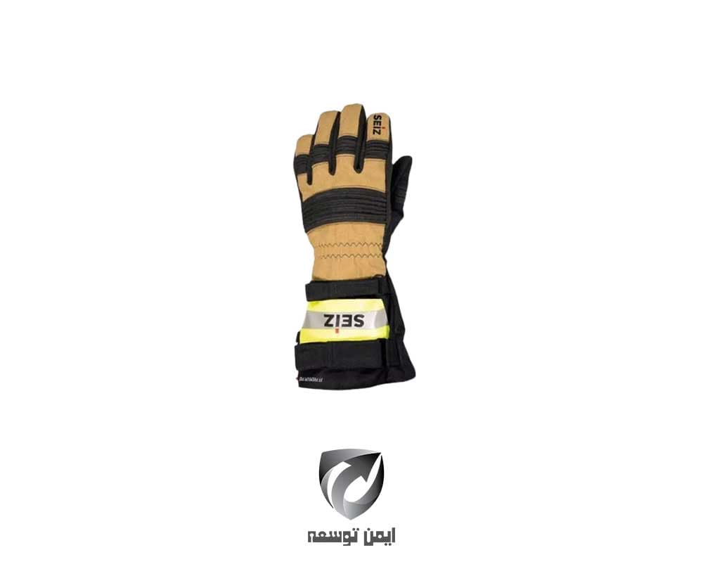 دستکش آتش نشانی مدل SEIZ FF PREMIUM PBI — تصویر ۴