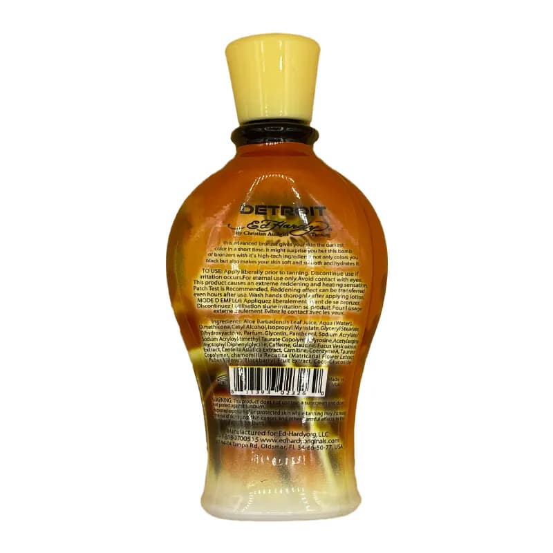 لوسیون سولار Ed Hardy Hot Cream حجم 300 میل — تصویر ۳