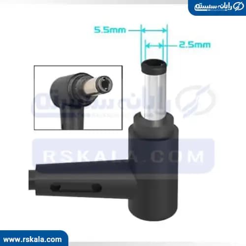 شارژر لپ تاپ 19 ولت 3.42 آمپر شرکتی ایسوس مربعی سر سوکت 5.5mm * 2.5mm — تصویر ۴
