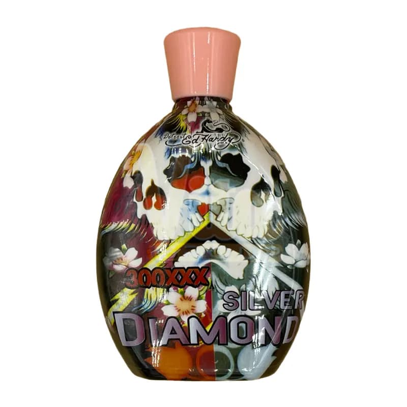 لوسیون سولار Ed Hardy Silver Diamond حجم 400 میل — تصویر ۴