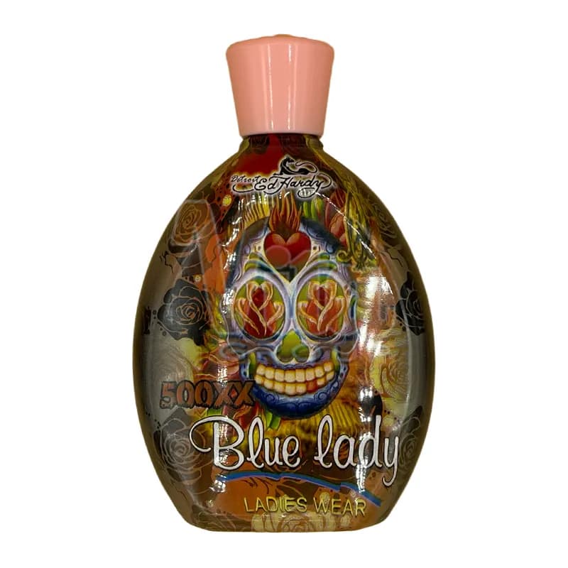 لوسیون سولار Ed Hardy Blue Lady حجم 400 میل — تصویر ۲