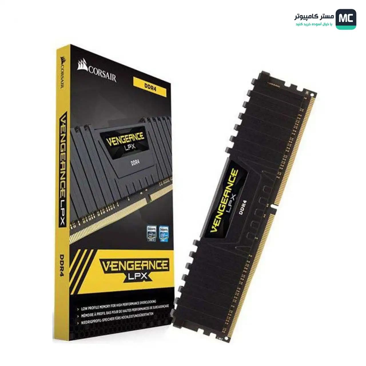 رم کامپیوتر دسته دوم کورسیر Vengeance LPX DDR4 16GB(2*8GB) 3000MHz CL16 WHITE — تصویر ۶