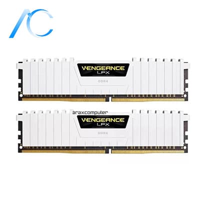 رم کامپیوتر دسته دوم کورسیر Vengeance LPX DDR4 16GB(2*8GB) 3000MHz CL16 WHITE
