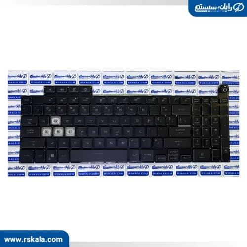 کیبورد لپ تاپ ایسوس Asus TUF Gaming FX507 با بک لایت RGB