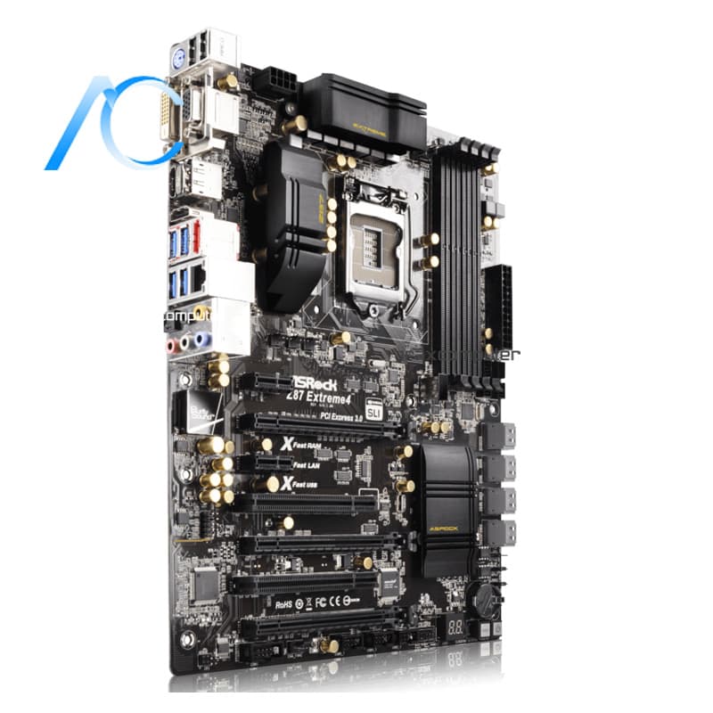 مادربرد دسته دوم مدل MAINBOARD USED ASROCK Z87 EXTREME4 — تصویر ۶