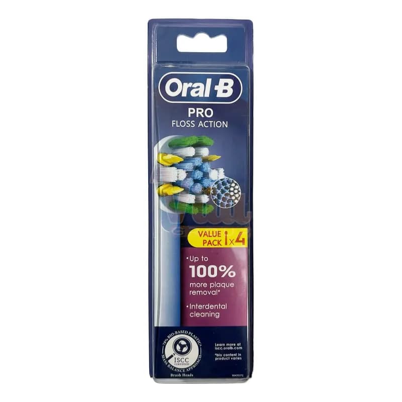 یدک مسواک برقی اورال بی Pro Floss Action بسته 4 عددی — تصویر ۲