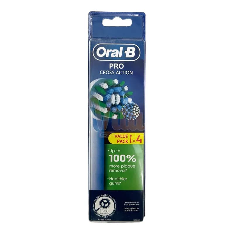 یدک مسواک برقی اورال بی Pro Cross Action سفید بسته 4 عددی — تصویر ۱۰