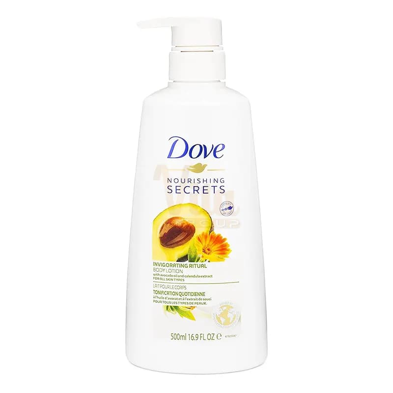 لوسیون بدن داو آووکادو و کالاندولا Nourishing Secrets حجم 500 میل — تصویر ۴