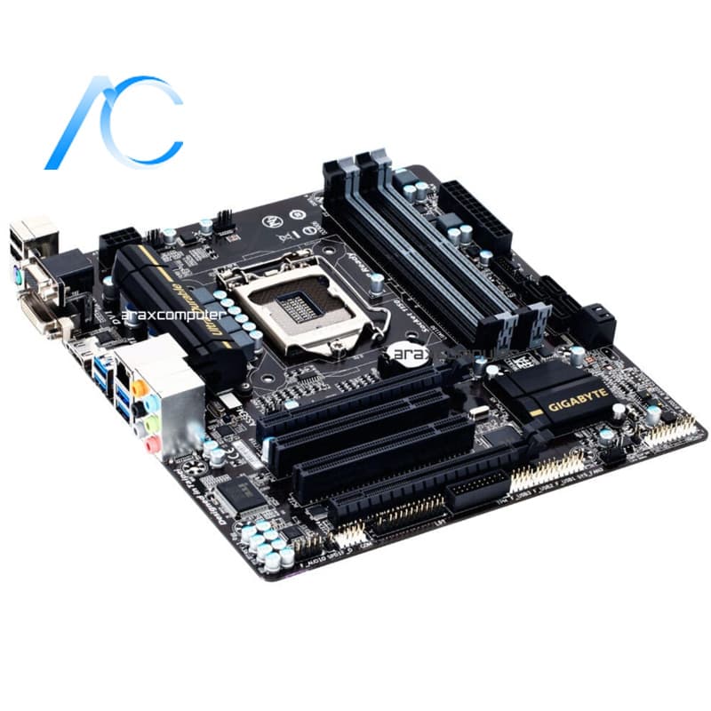 مادربرد دسته دوم گیگابایت مدل MAINBOARD USED GIGABYTE GA-H87M-D3H — تصویر ۳