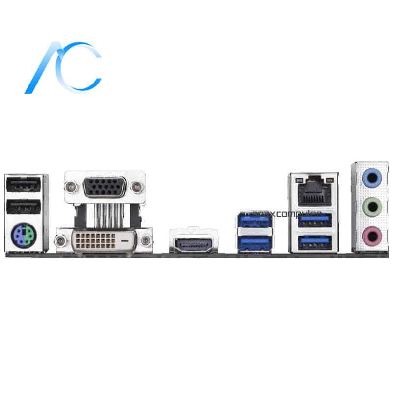 مادربرد دسته دوم گیگابایت مدل MAINBOARD USED B360M-DS3H — تصویر ۵