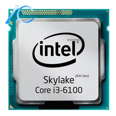 پردازنده اینتل دسته دوم سری CPU INTEL USED CORE i3-6100 KABY LAKE