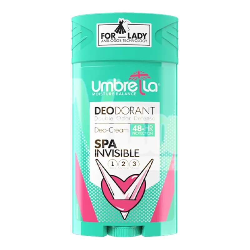 استیک دئودورانت زنانه آمبرلا Spa Invisible حجم 90 میل