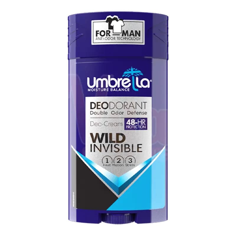 استیک دئودورانت مردانه آمبرلا Wild Invisible حجم 90 میل