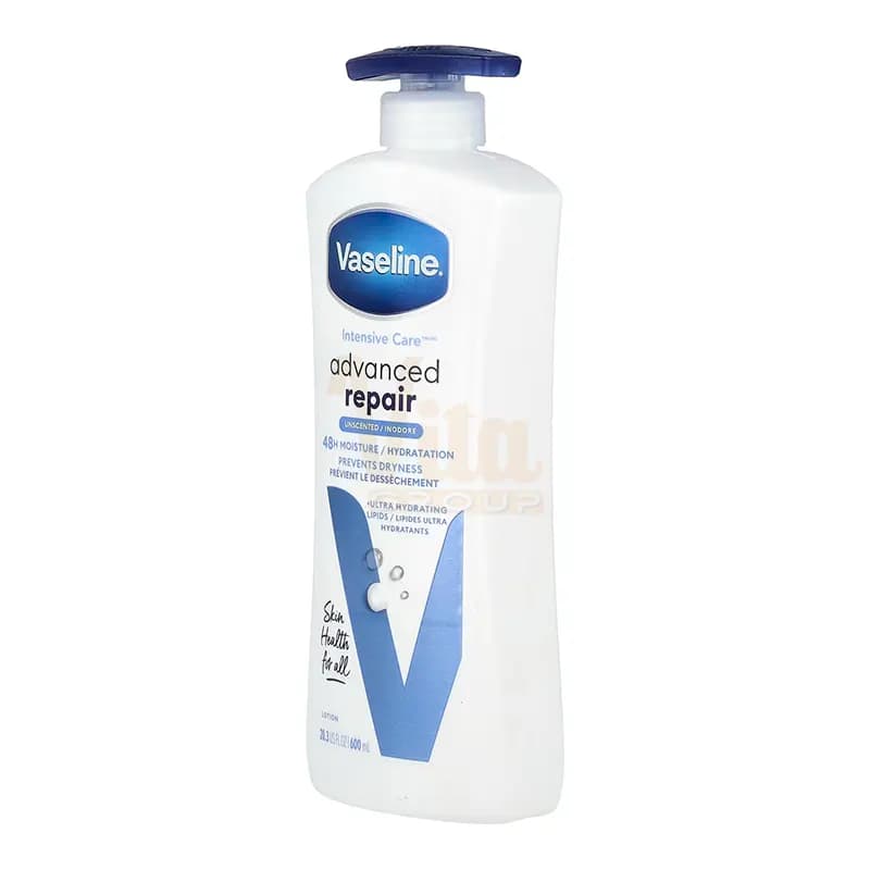 لوسیون وازلین پمپی Advanced Repair حجم 600 میل — تصویر ۴