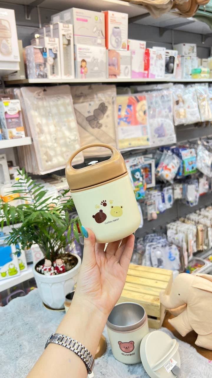 فلاسک و ظرف غذا استیل طرح تدی