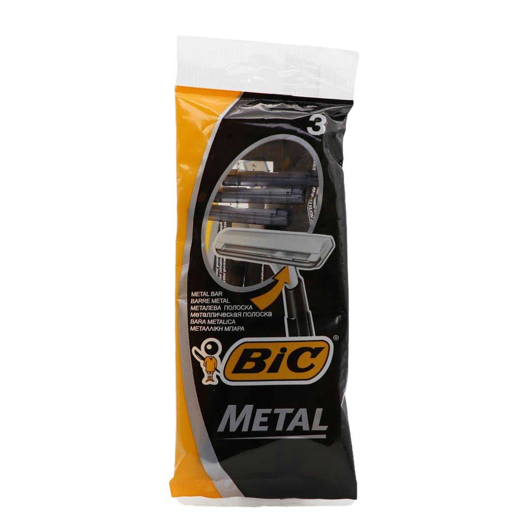 خرید و قیمت ژیلت یک لبه مشکی Metal بیک Bic